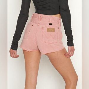 Wrangler Festival Jean Shorts Blush Pink